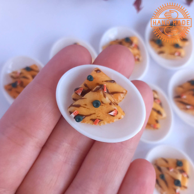 Лялькова їжа "Млинці на тарілці" Hand made Nestwood 1 шт.