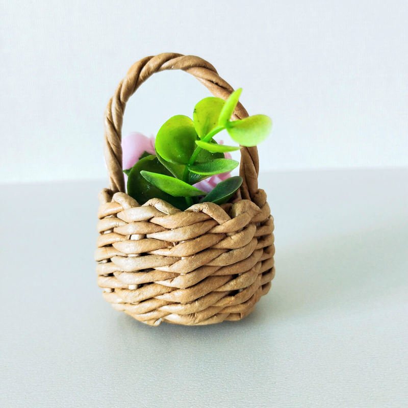 Ляльковий плетений кошик (великий) Hand Made Nestwood 1 шт