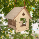 "Кленовий лист" годівниця для птахів Nestwood + 3 пташки у подарунок