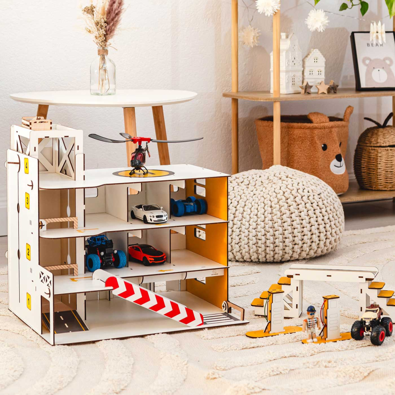 Гараж-парковка NestWood з ліфтом Mini жовтий
