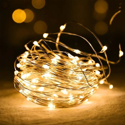 LED-гірлянда 2,9 м.(освітлення) для лялькового будиночка NestWood тепле світло 30LED на батарейках