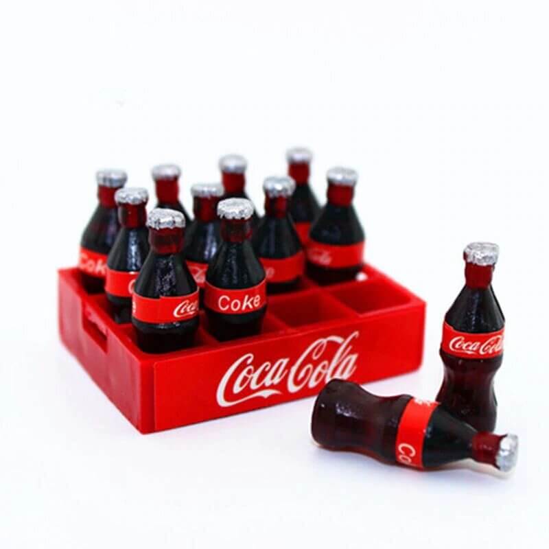 Лялькова кола "Ящик Coca Cola" 12шт.