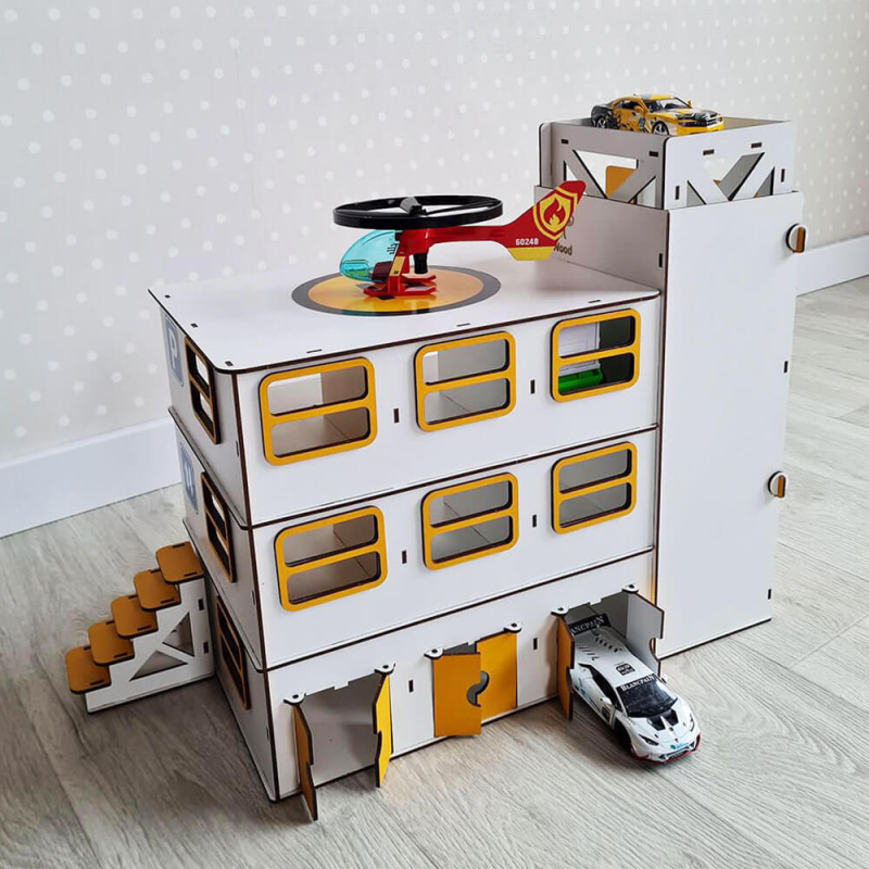 Гараж-парковка NestWood з ліфтом Mini жовтий