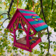 "Птаха" годівниця для птахів Nestwood + 3 пташки у подарунок